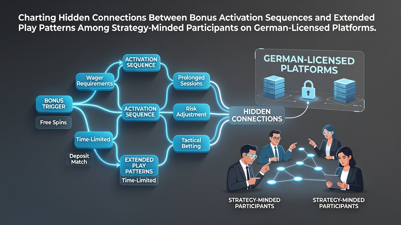 Datenvisualisierung von Bonussequenzen und Spielmustern auf lizenzierten Plattformen
