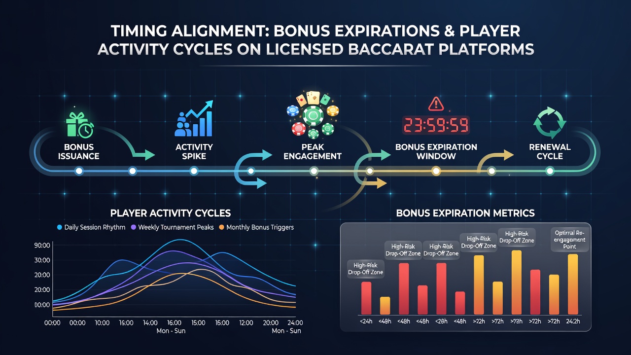 Visualisierung von Aktivitätsmustern und Bonusfristen in Baccarat-Umgebungen